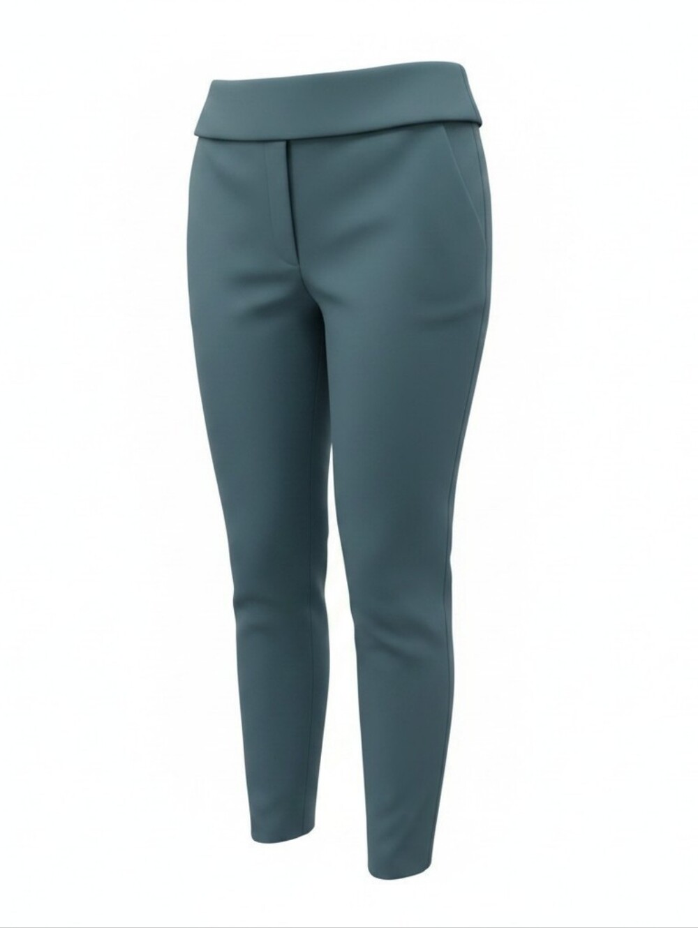 NIC+ZOE Slim Ponte Skinny Pants in Slate Blue